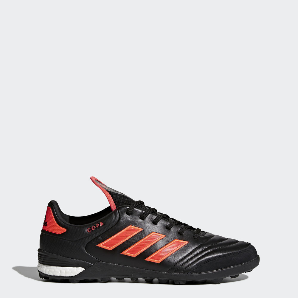 Adidas Copa Tango 17.1 Turf - ποδοσφαιρικα παπουτσια ανδρικα - Μαυρα/Κοκκινα/Μαυρα,Μέγεθος: EU 36 –